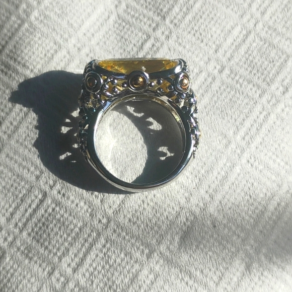 🎉💝Magnificent!/Yellow 💛 Citrine gemstone Ring💛💝 - Picture 8 of 11